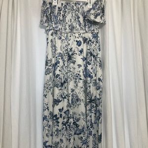 Worth smocked floral dress sz 4